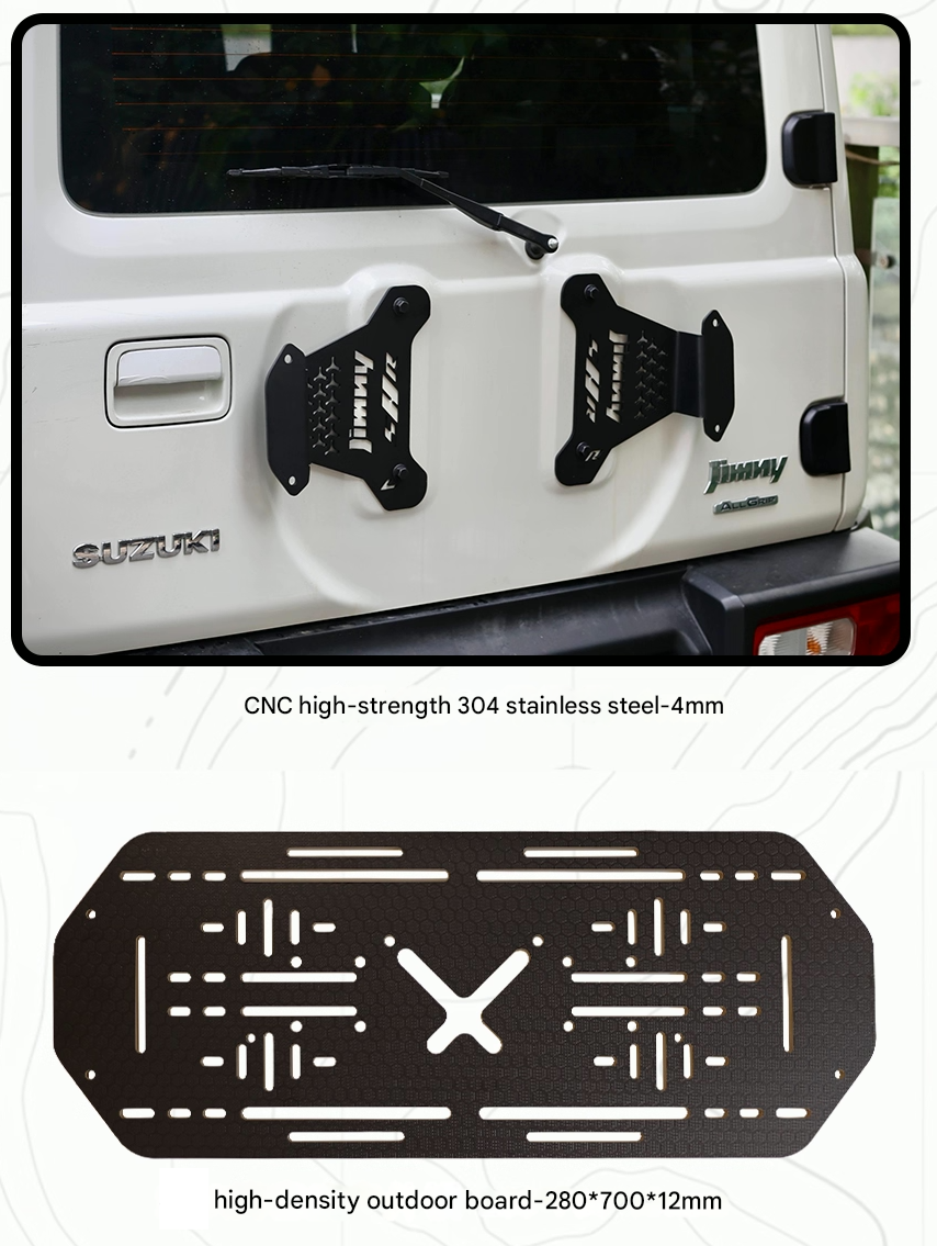 Jimny Tailgate Expansion Rack