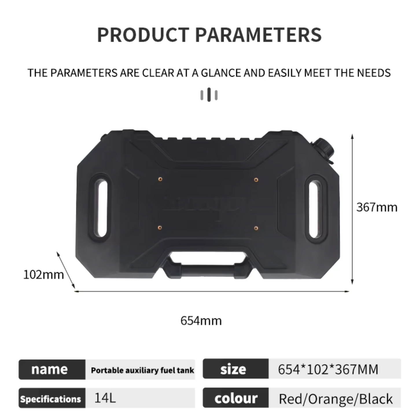 14L Fuel Can Expedition Rated