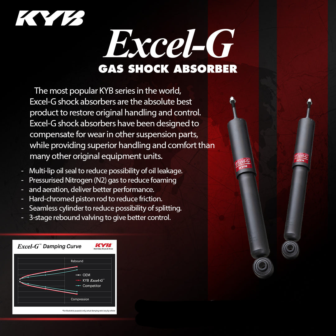 KYB shock absorber 1.5 inch lift