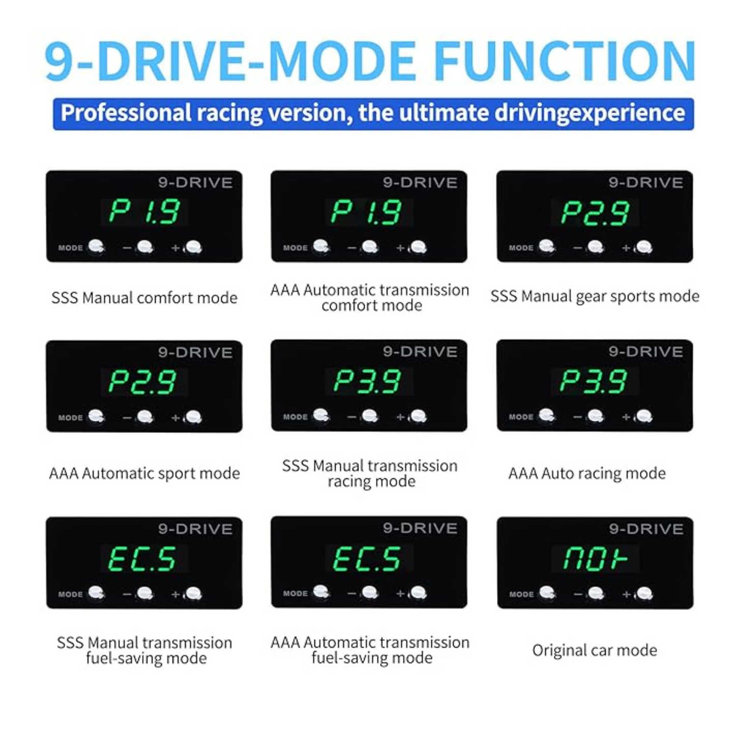 9 Drive Throttle Controller for Vcross D-Max India