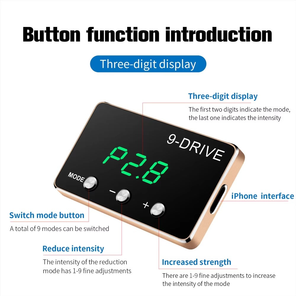 9 Drive Throttle Controller for Vcross D-Max India